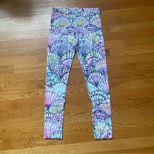 Lilly Pulitzer Colorful Seashell Pattern Leggings
